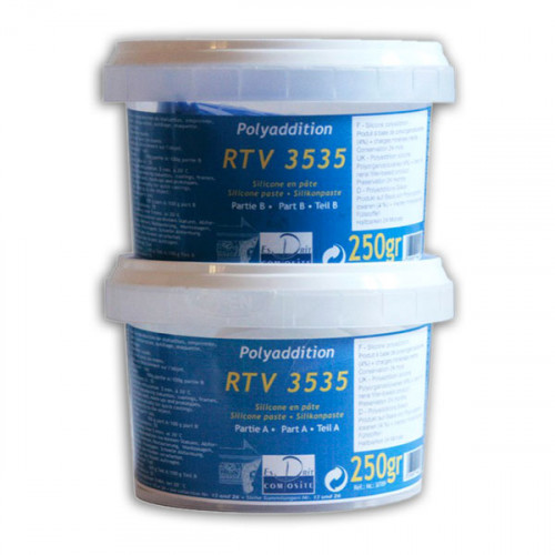 Esprit Composite - Silicone Paste - Blue / White - RTV 3535 - 2x250g