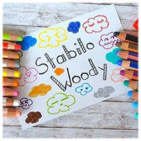 STABILO - Woody 3in1 - Colouring Pencil, Wax Crayon & Watercolor