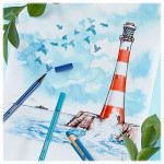 STABILO - Woody 3in1 - Crayon de Couleur, Craie Grasse & Crayon Aquarellable