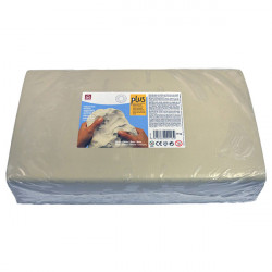 SIO-2 - Argile PLUS - Pâte Autodurcissante - 10kg - Blanc