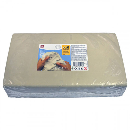 SIO-2 - Argile PLUS - Natural Self-Hardening Clay - 10kg - White