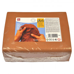 SIO-2 - Argile PLUS - Natural Self-Hardening Clay - 5kg - Terracotta