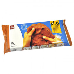 SIO-2 - Argile PLUS - Pâte Autodurcissante - 1kg - Terracotta