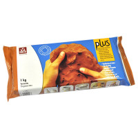 SIO-2 - Argile PLUS - Pâte Autodurcissante - 1kg - Terracotta