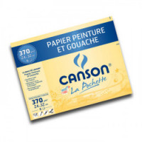 Canson® - Pochette - Peinture & Gouache - 6 Feuilles - 370 g/m² - 24 x 32 cm