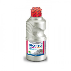 GIOTTO - Metal Paint - Extra Quality - Metallic Gouache - 250ml - Silver