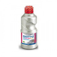 GIOTTO - Metal Paint - Extra Quality - Metallic Gouache - 250ml - Silver