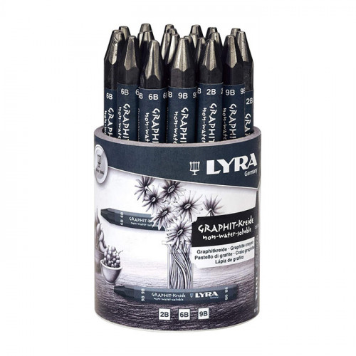 LYRA - Grosses Craies Graphite - Boîte de 24