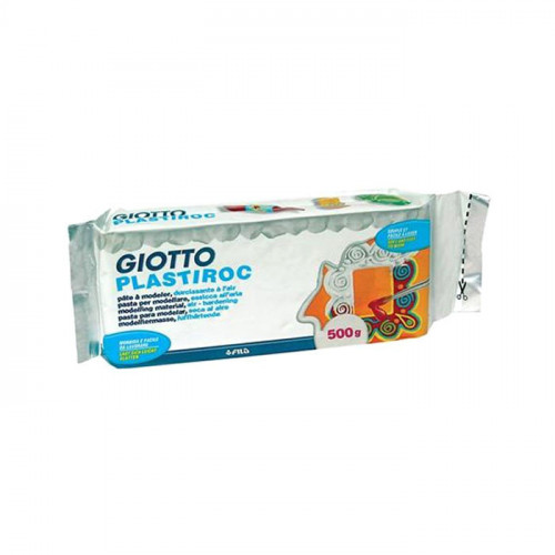 GIOTTO - Plastiroc - Self-Hardening Modeling Clay - 500G - White