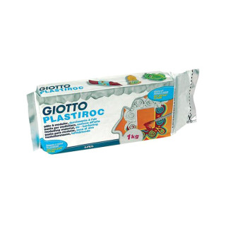 GIOTTO - Plastiroc - Self-Hardening Modeling Clay - 1KG - White