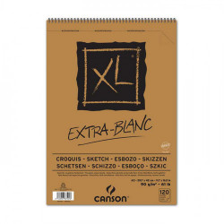 Canson® - XL® Croquis - Extra-White - 120 Sheets - 90 gsm - A3 Size