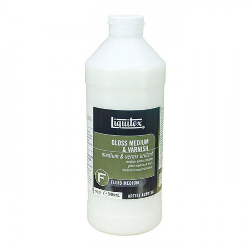 Liquitex - Fluid Medium - Gloss Medium & Varnish - 946ml