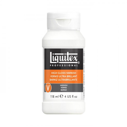 Liquitex - Vernis Acrylique Permanent - Hydrosoluble - Bouteille de 118ml - Ultra Brillant