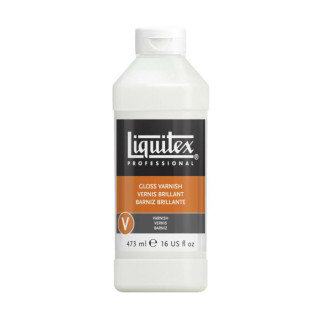 Liquitex - Vernis Acrylique Permanent - Hydrosoluble - Bouteille de 473ml - Brillant