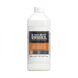 Liquitex - Vernis Acrylique Permanent - Hydrosoluble - Bouteille de 946ml - Ultra Brillant