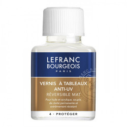 Lefranc & Bourgeois - Vernis à Solvant - ANTI-UV - Mat - 75ml
