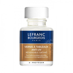Lefranc & Bourgeois - Vernis à Solvant - ANTI-UV - Satiné - 75ml