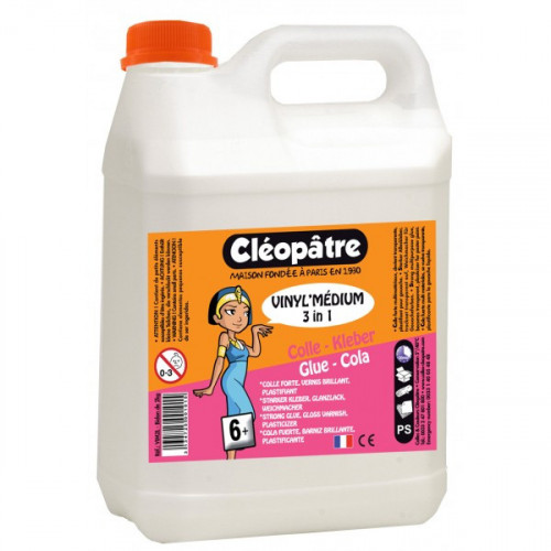 Cléopâtre - VINYL`MEDIUM - 3 in 1 - Varnish / Glue / Medium - 2kg