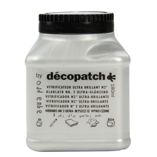 Décopatch - Vernis Vitrificateur - 'Aquapro' - Ultra Brillant - 180ml