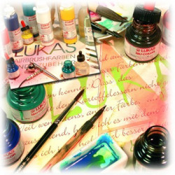 LUKAS ILLU-COLOR - Encre Aérographie / Calligraphie - Qualité de Maître - 30ml