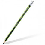 STAEDTLER - Graphite Pencil - With Eraser Tip - HB - Noris ECO