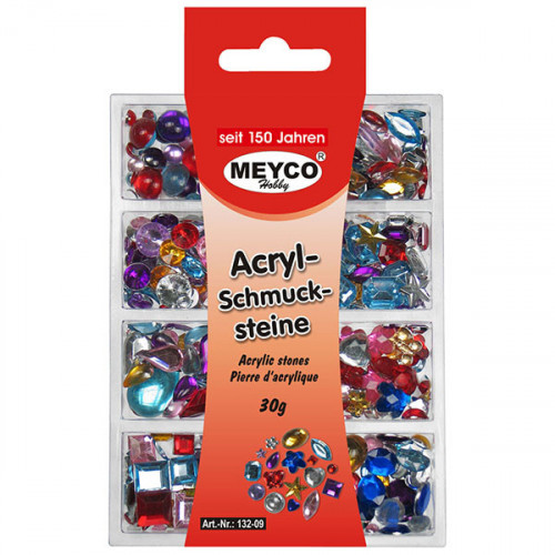 MEYCO - Assortiment de Pierres en Acrylique - 30g