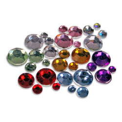MEYCO - Assortiment de Strass en Acrylique - 2/4mm - 16g
