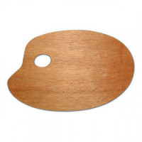 MEYCO - Wooden Pallet - Oval - 20x30cm