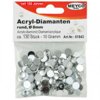 MEYCO - Strass Diamants en Acrylique - 8mm (130)