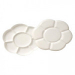 NIDART - Lot de 2 Palettes Plastiques - Fleurs - 17cm