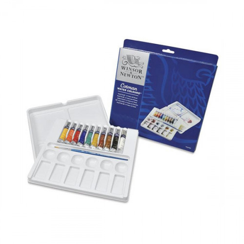 Winsor & Newton - Boite Aquarelle Fine Cotman - 10 Tubes de 8ml