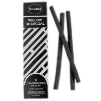 Willow Charcoal - Boite de 5 Fusains - 8mm - Moyen buisson