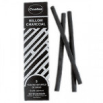 Willow Charcoal - Boite de 5 Fusains - 8mm - Moyen buisson