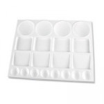 NIDART - Plastic Pallet - Rectangular Tray - 25x32cm