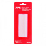 APLI - Spare Hot Melt Sticks - 10 Sticks - 7,5mm x 10cm