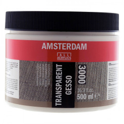 AMSTERDAM - Transparent Gesso - Jar of 500ml