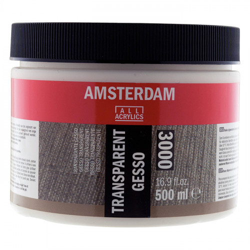 AMSTERDAM - Transparent Gesso - Jar of 500ml