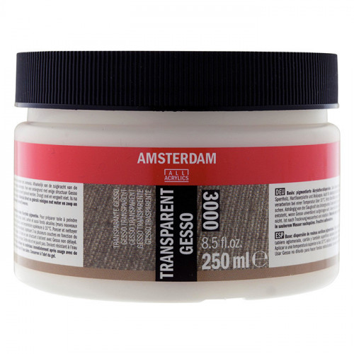 AMSTERDAM - Transparent Gesso - Jar of 250ml