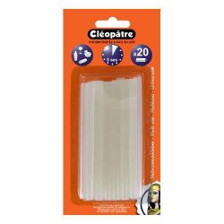 Cléopâtre - 20 x Recharges pour Pistolet à Colle - Cléo'STICK FIX - Bâtons Universels - Extra Fort