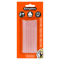 Cléopâtre - 12 x Recharges pour Pistolet à Colle - Extra Fort - Spécial Verre & Métal