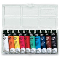 Pébéo - Poster Paint in Tubes - Student Gouache - 10 x 10ml - Assortment