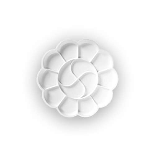 Phoenix - Plastic Palette - YM-D3 - Flower - 19cm