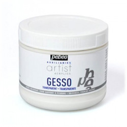 Pébéo - Gesso Transparent - Apprêt Transparent - 500ml