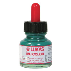 LUKAS ILLU-COLOR - Pigmented Ink for Airbrush / Calligraphy - Master Quality - 30ml