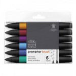 Winsor & Newton - BrushMARKER - Set de 6 - TONS RICHE