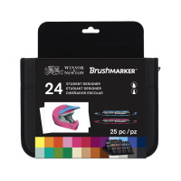 Winsor & Newton - BrushMARKER - Trousse de 24 - ETUDIANT DESIGNER