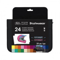 Winsor & Newton - BrushMARKER - Trousse de 24 - ETUDIANT DESIGNER