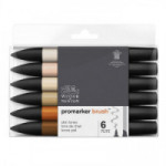 Winsor & Newton - BrushMARKER - Set of 6 - SKIN TONES