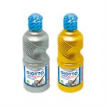 GIOTTO - Peinture Acrylique - Métallique - Or / Argent - Bouteille de 250ml