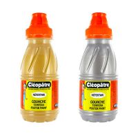 Cléopâtre - Metallic Paint - Nefertari Premium - Gold / Silver - 250ml Bottle